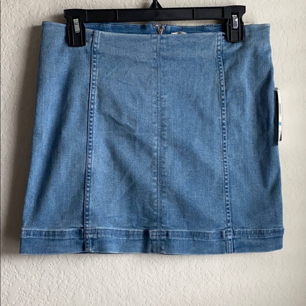 NWOT Jean Mini Skirt
